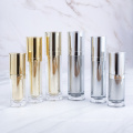 Hautpflegeverpackung auf Lager Großhandel 20G 30g 50g Gold Silber Luxus glänzender kosmetischer Behälter Creme Gläser